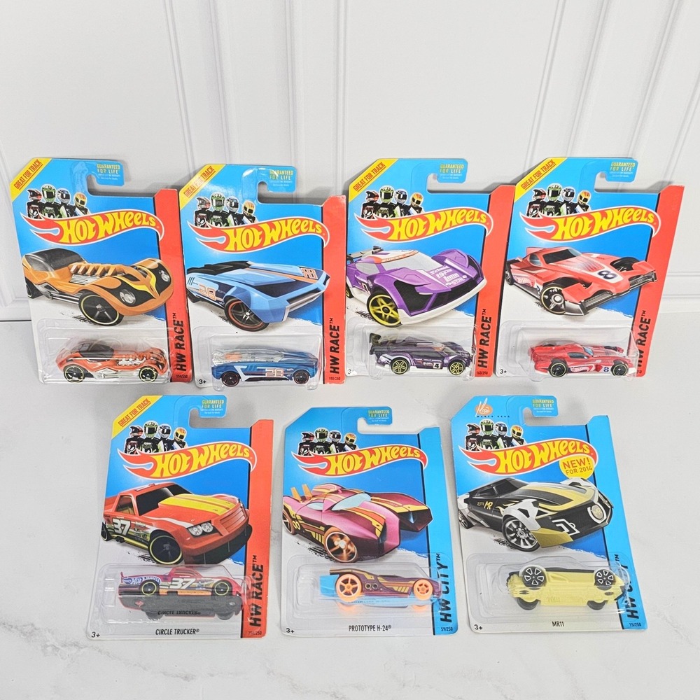 2014 Hot Wheels HW Race Lot of 7 Dieselboy Super Blitzen Formul8r Carded